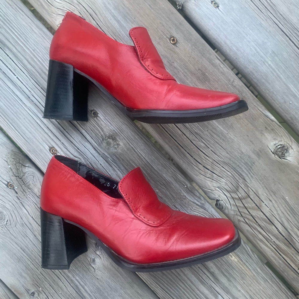 BRONIX vintage heeled loafers - Picture 8 of 11